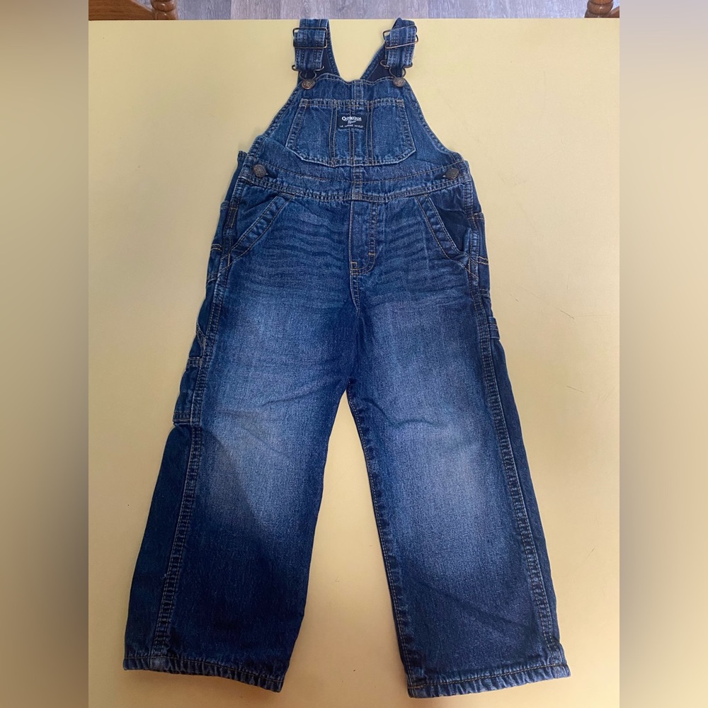 3T Fleece Lined Denim OshKosh Bibs